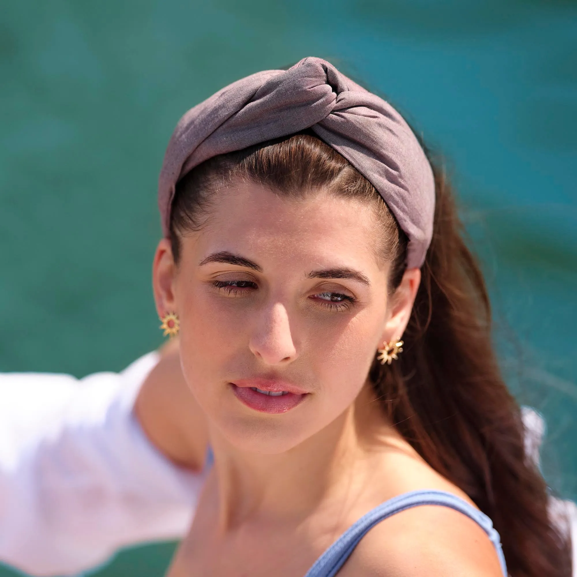 FAWN GRETA COTTON HEADBAND sold by Lele Sadoughi product image thumbnail 2