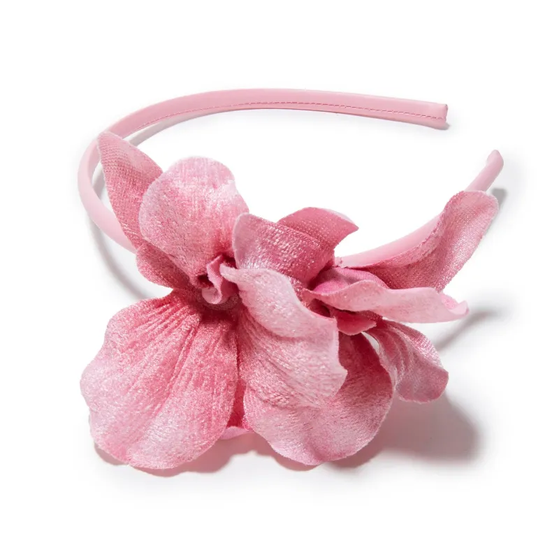 BLUSH BLAIR ORCHID HEADBAND sold by Lele Sadoughi