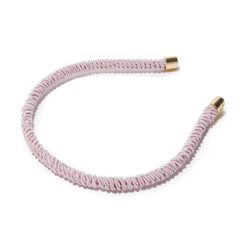 PINK LEMONADE ISLA CORDING HEADBAND sold by Lele Sadoughi