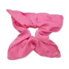 PINK LEMONADE SQUARE SILK SCRUNCHIE sold by Lele Sadoughi