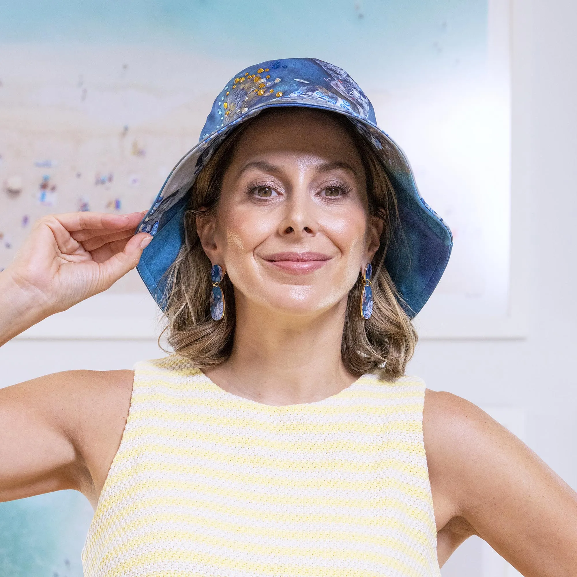 LELE SADOUGHI X GRAY MALIN LA FONTELINA DROPLETS EARRINGS sold by Lele Sadoughi product image thumbnail 2