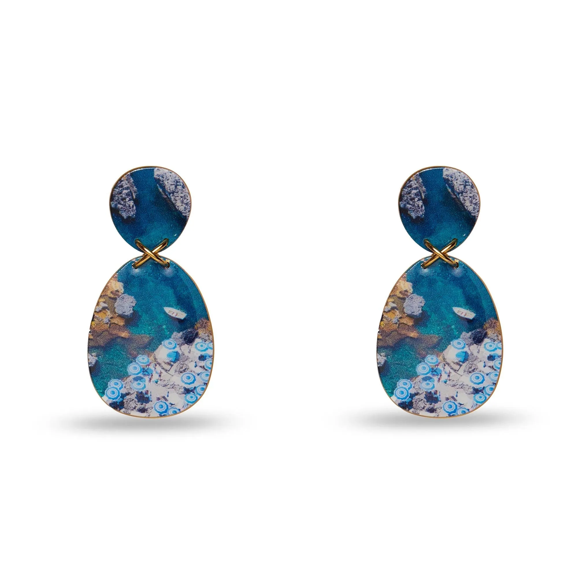 LELE SADOUGHI X GRAY MALIN LA FONTELINA DROPLETS EARRINGS sold by Lele Sadoughi