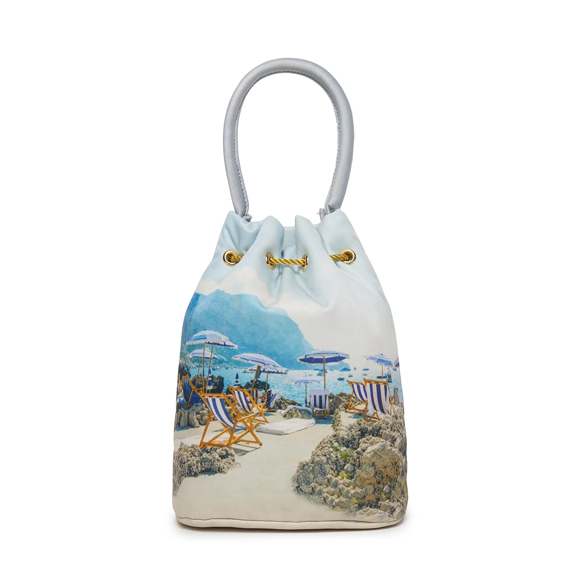 LELE SADOUGHI X GRAY MALIN LA FONTELINA LUCY BUCKET BAG sold by Lele Sadoughi product image thumbnail 3