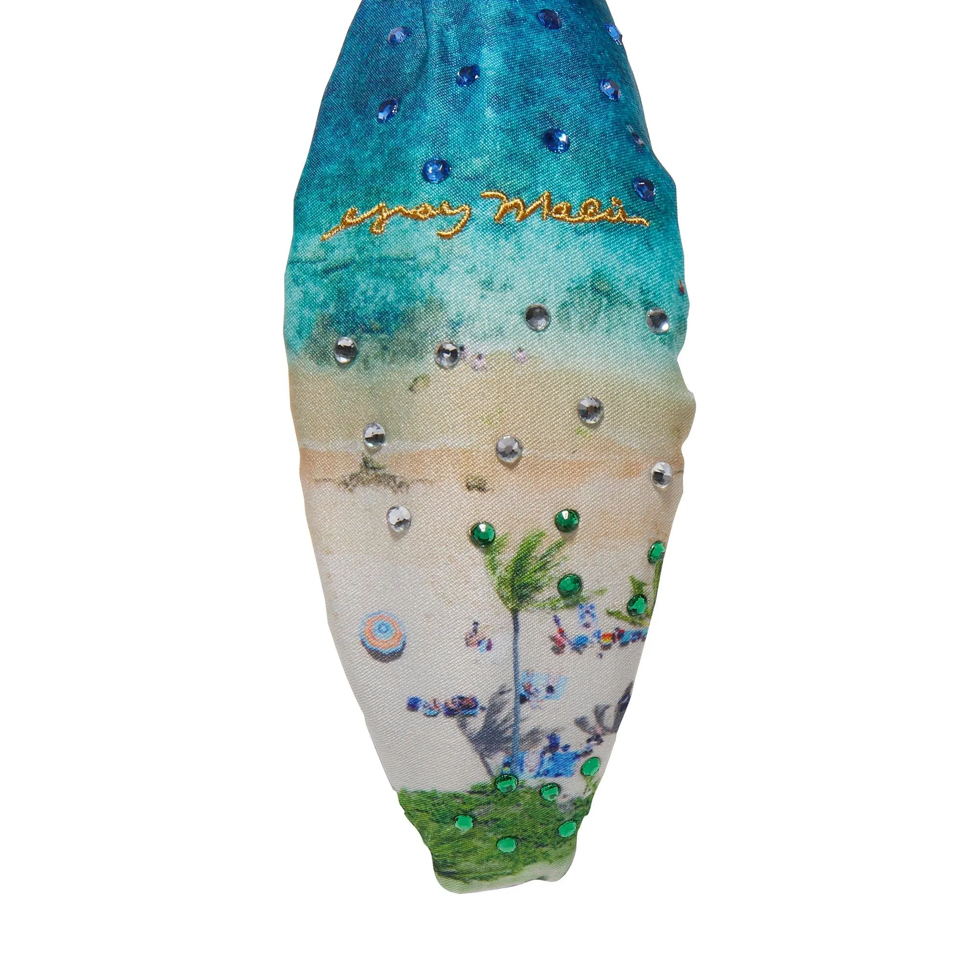 LELE SADOUGHI X GRAY MALIN KNOTTED MAUI HEADBAND sold by Lele Sadoughi product image thumbnail 4