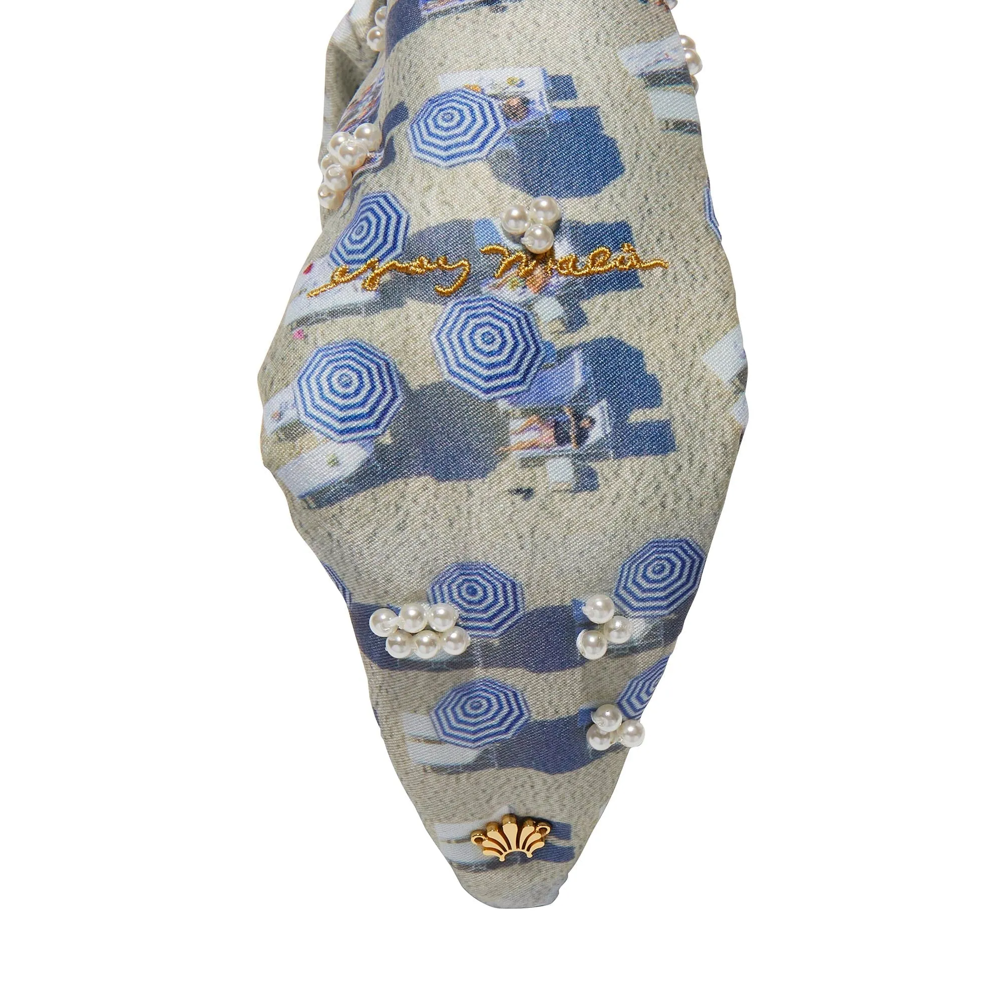 LELE SADOUGHI X GRAY MALIN GRETA MIAMI HEADBAND sold by Lele Sadoughi product image thumbnail 4