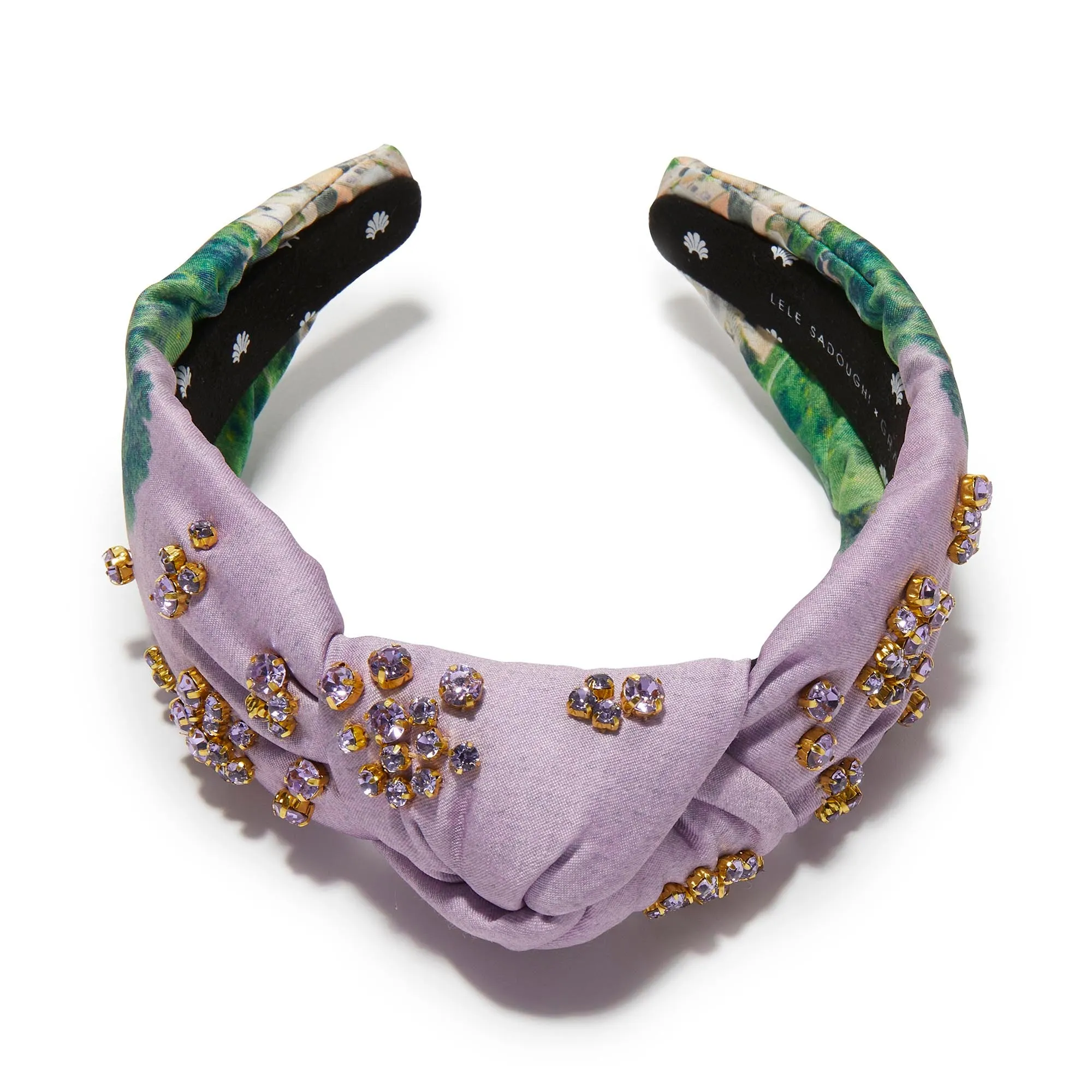LELE SADOUGHI X GRAY MALIN KNOTTED PROVENCE HEADBAND sold by Lele Sadoughi product image thumbnail 3
