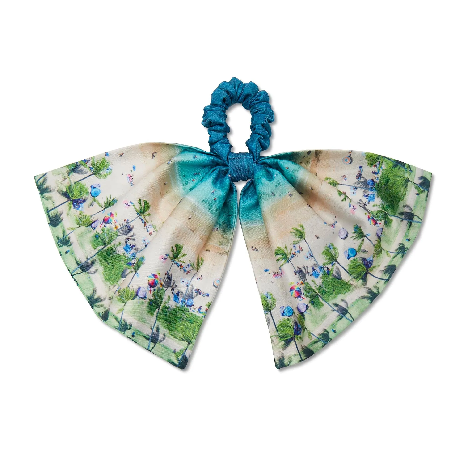 LELE SADOUGHI X GRAY MALIN ANTOINETTE MAUI SCARF SCRUNCHIE sold by Lele Sadoughi product image thumbnail 3
