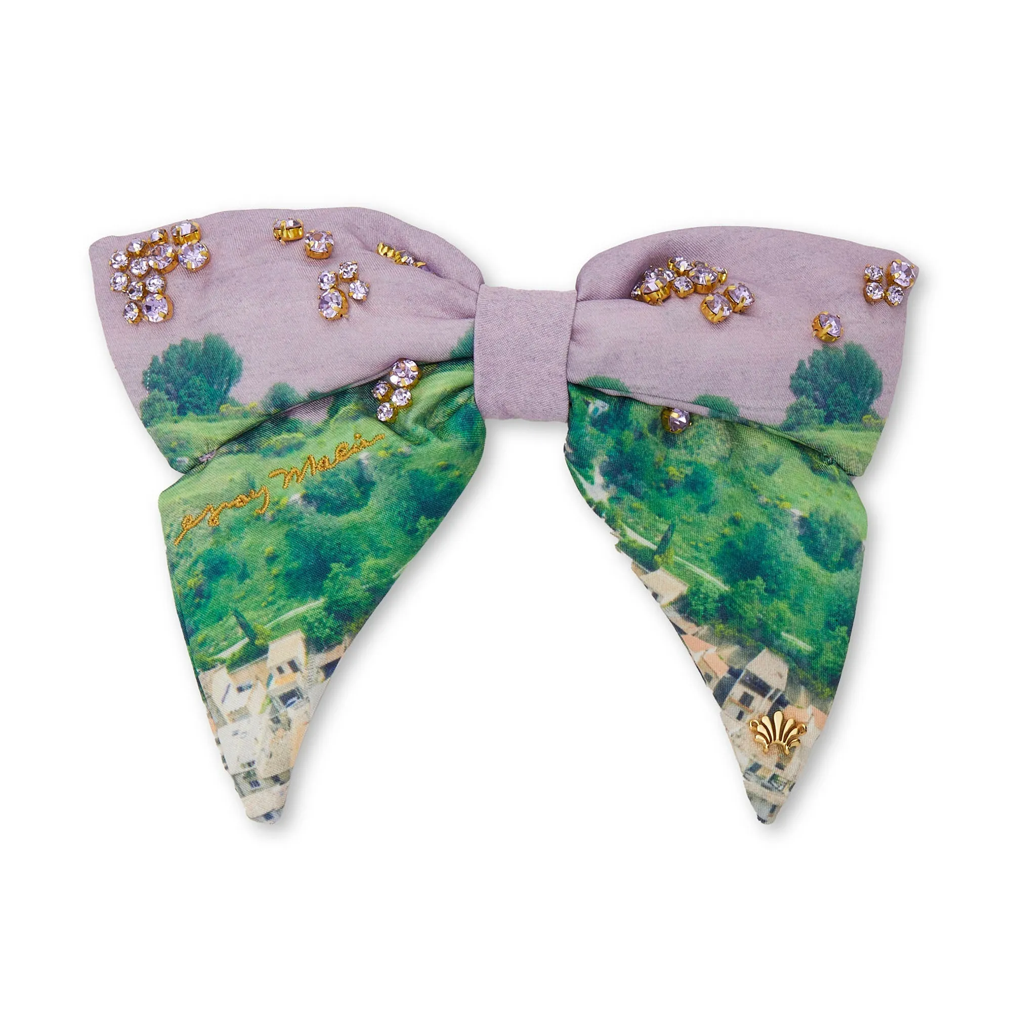 LELE SADOUGHI X GRAY MALIN LIBBY PROVENCE BOW BARRETTE sold by Lele Sadoughi