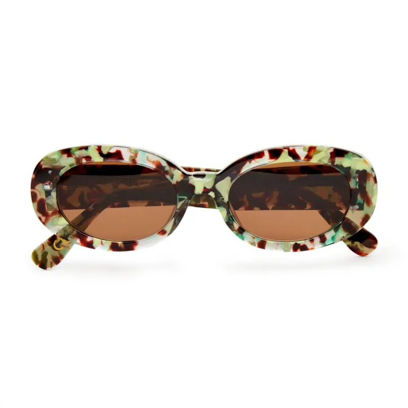 MOSS OCEANSIDE OVAL SUNGLASSES sold by Lele Sadoughi