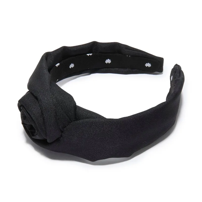 JET ROSETTE HEADBAND sold by Lele Sadoughi