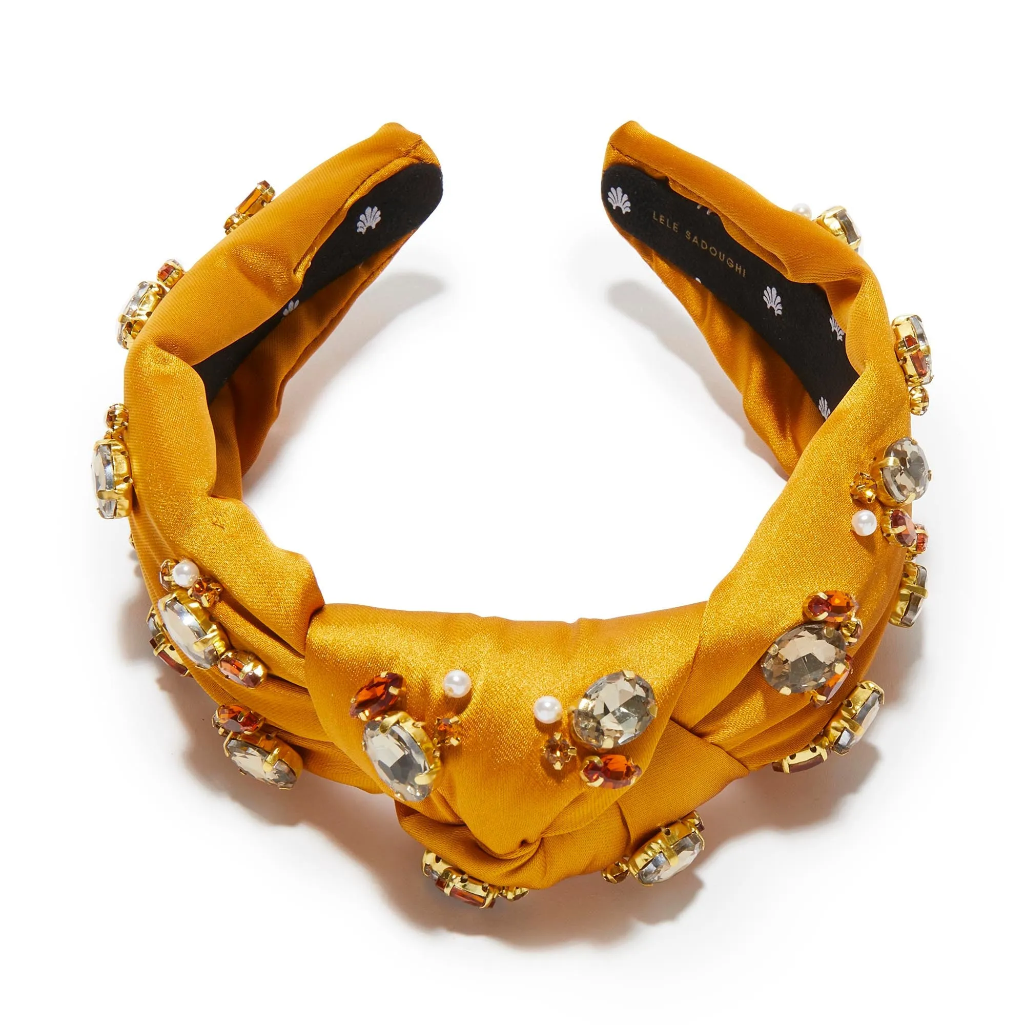 MAPLE KNOTTED CRYSTAL CLUSTER EMBELLISHED HEADBAND sold by Lele Sadoughi product image thumbnail 3