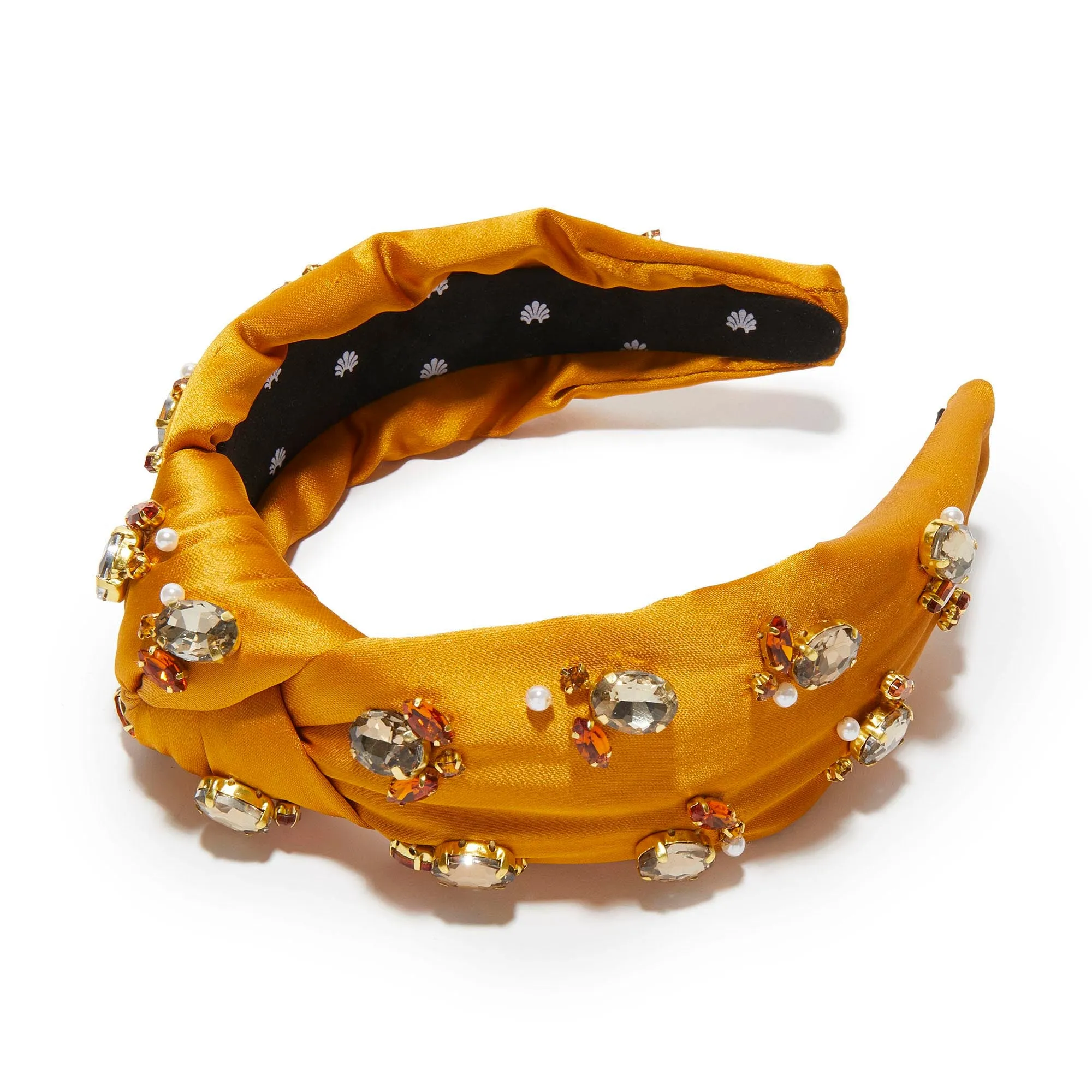 MAPLE KNOTTED CRYSTAL CLUSTER EMBELLISHED HEADBAND sold by Lele Sadoughi
