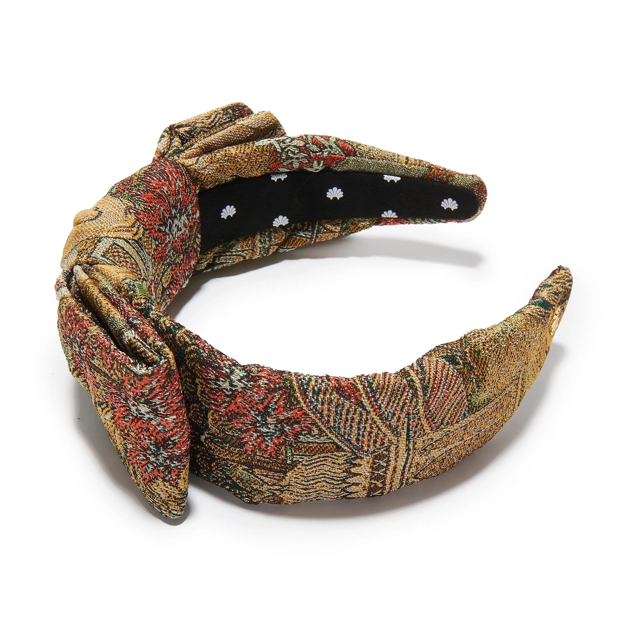 AUTUMN FLORAL HOLLY JACQUARD HEADBAND sold by Lele Sadoughi product image thumbnail 3