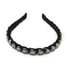 JET GRADUATED CRYSTAL HEADBAND sold by Lele Sadoughi