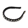JET GRADUATED CRYSTAL HEADBAND sold by Lele Sadoughi