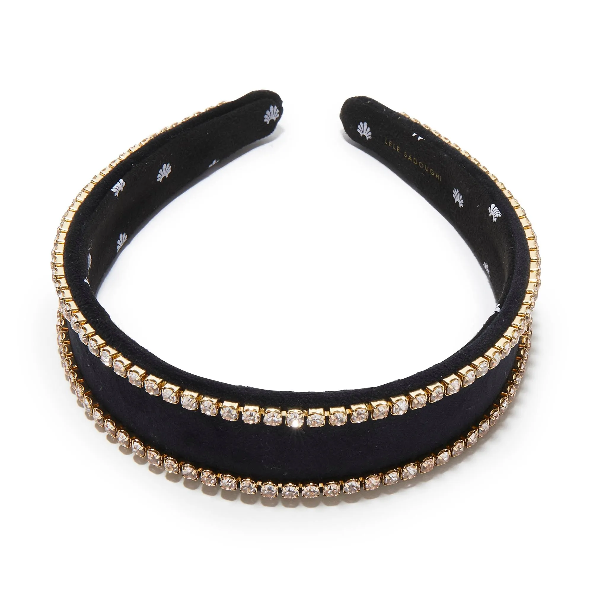 JET BESSETTE CRYSTAL EDGE HEADBAND sold by Lele Sadoughi product image thumbnail 3