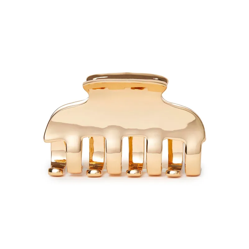 GOLD METAL MINI CLAW CLIP sold by Lele Sadoughi