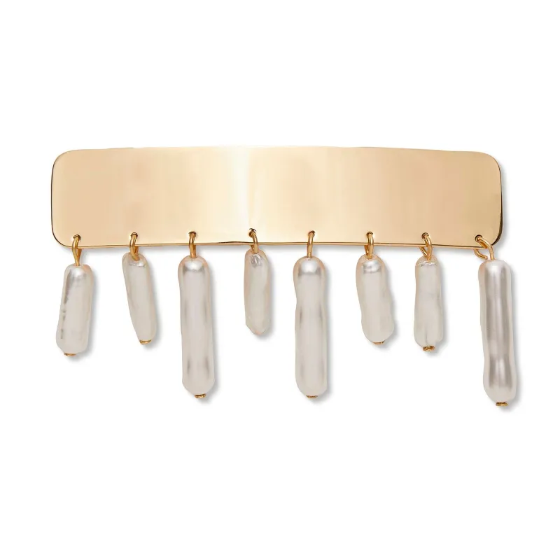 DANGLING PEARL BARRETTE made by Lele Sadoughi