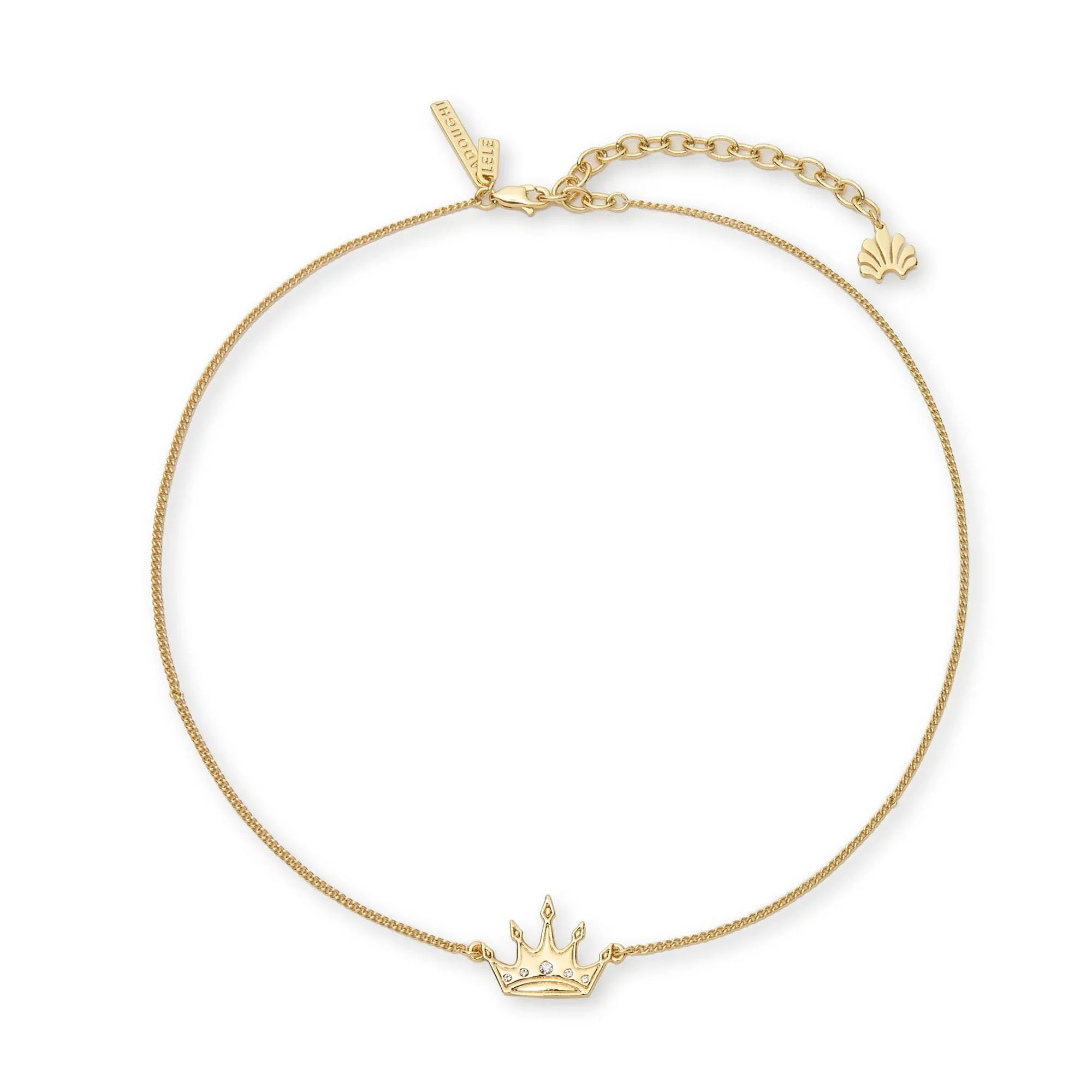 GOLD ZETA TAU ALPHA CHARM NECKLACE sold by Lele Sadoughi