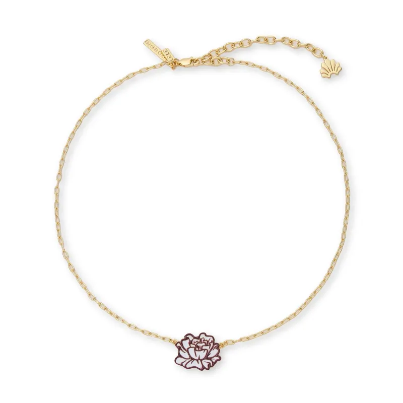 GOLD PI BETA PHI CHARM NECKLACE sold by Lele Sadoughi