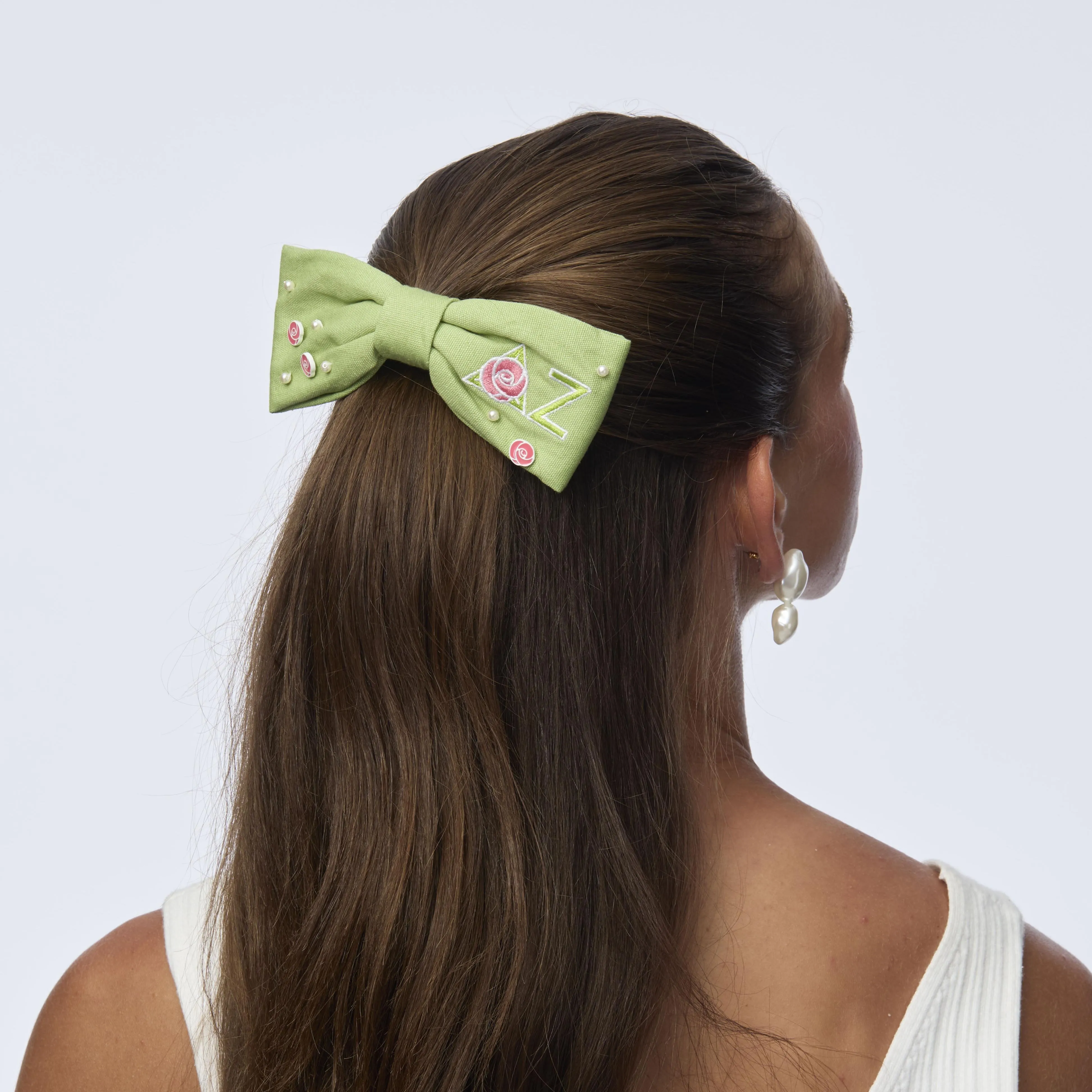 DELTA ZETA RILEY BOW sold by Lele Sadoughi product image thumbnail 2
