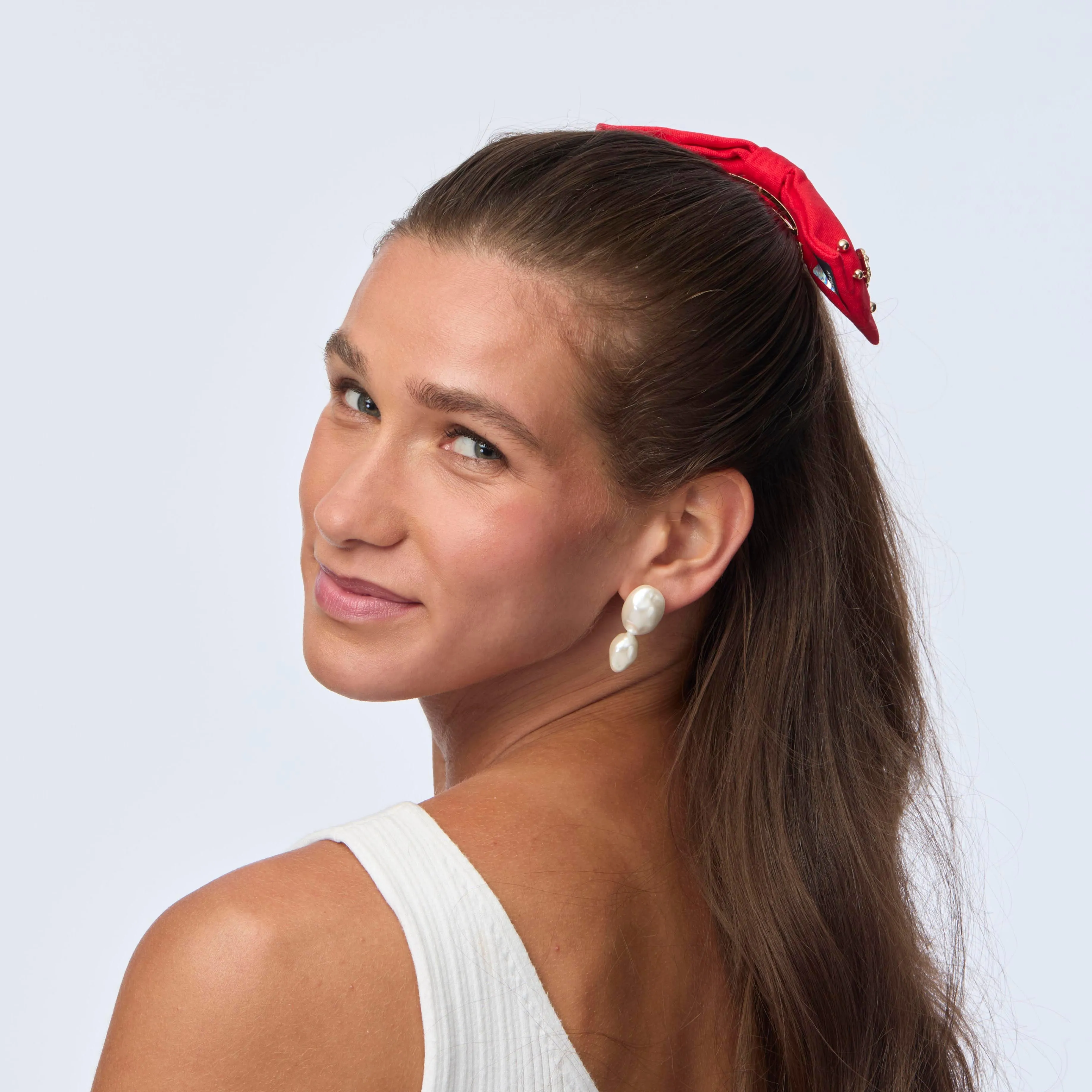 CHI OMEGA RILEY BOW sold by Lele Sadoughi product image thumbnail 3