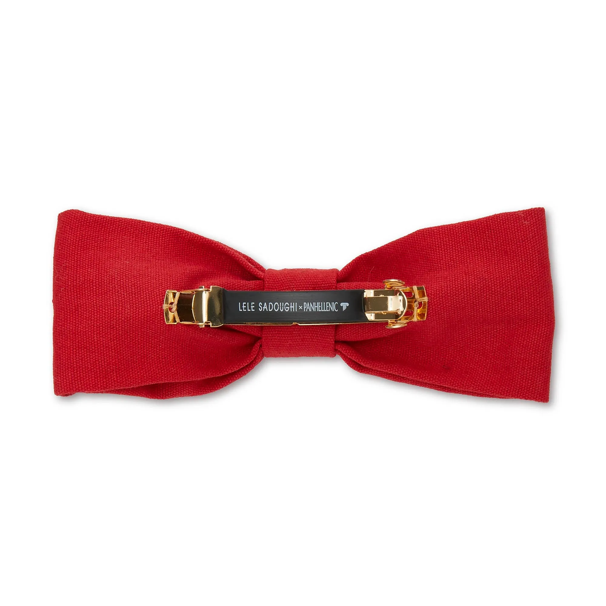 SCARLET ALPHA CHI OMEGA RILEY BOW sold by Lele Sadoughi product image thumbnail 3