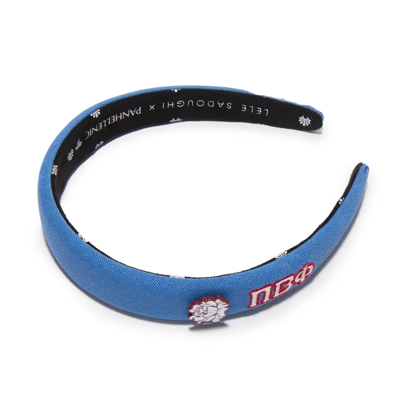 PI BETA PHI CHARLOTTE HEADBAND sold by Lele Sadoughi