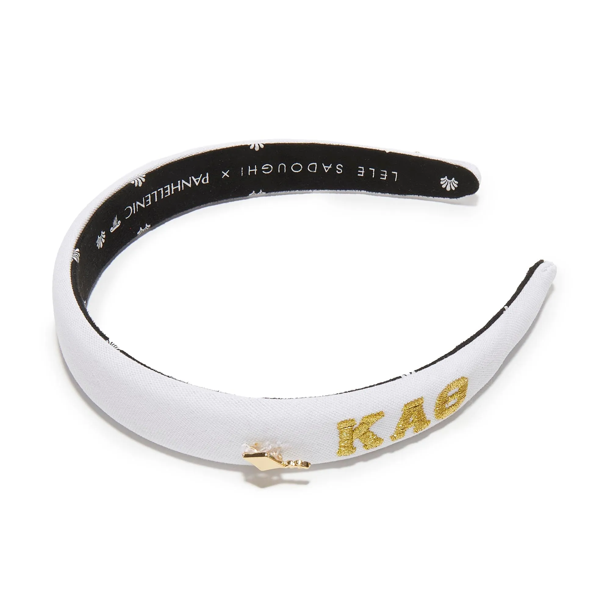 KAPPA ALPHA THETA CHARLOTTE HEADBAND sold by Lele Sadoughi