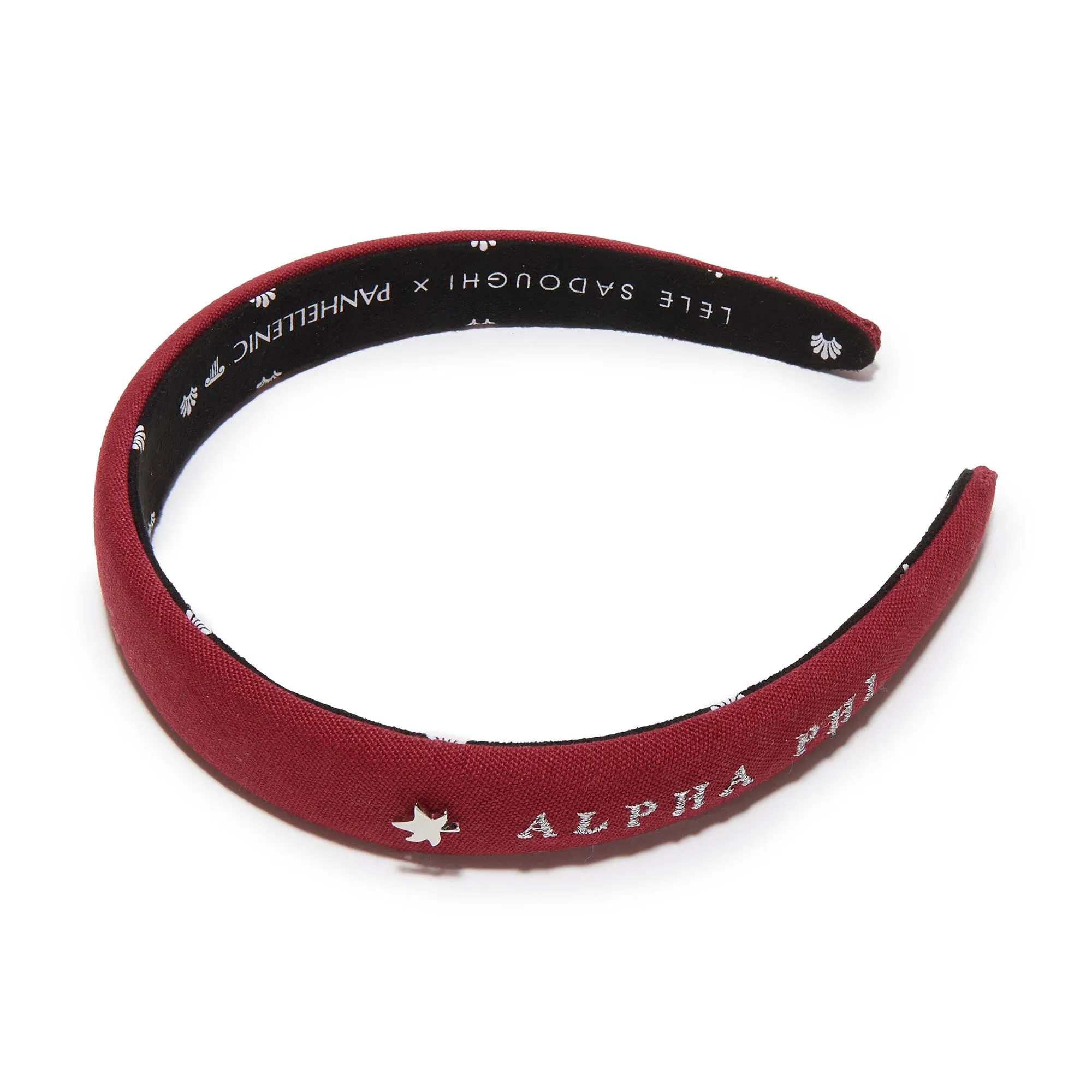 ALPHA PHI CHARLOTTE HEADBAND sold by Lele Sadoughi