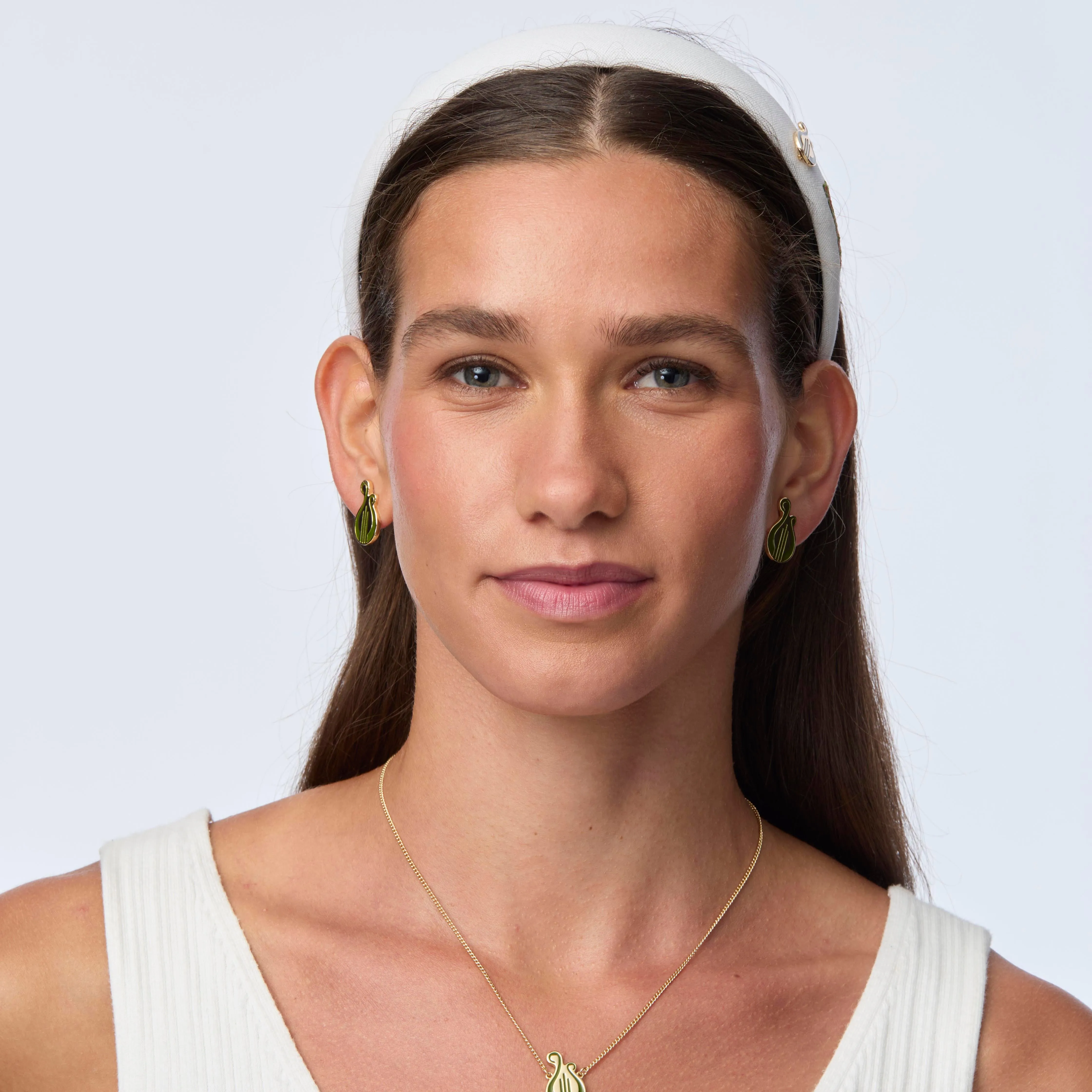 ALPHA CHI OMEGA CHARLOTTE HEADBAND sold by Lele Sadoughi product image thumbnail 4