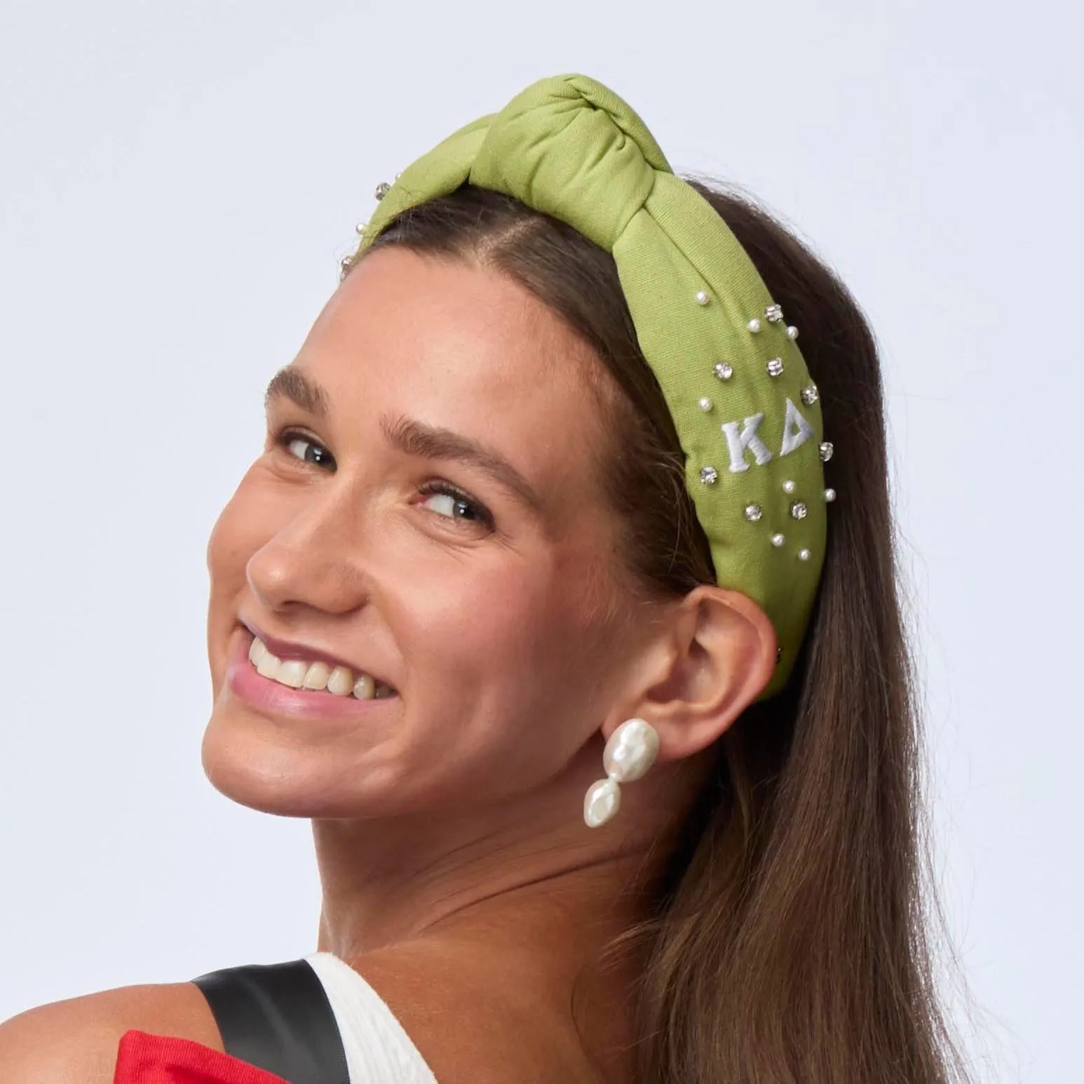 KAPPA DELTA KNOTTED HEADBAND sold by Lele Sadoughi product image thumbnail 2