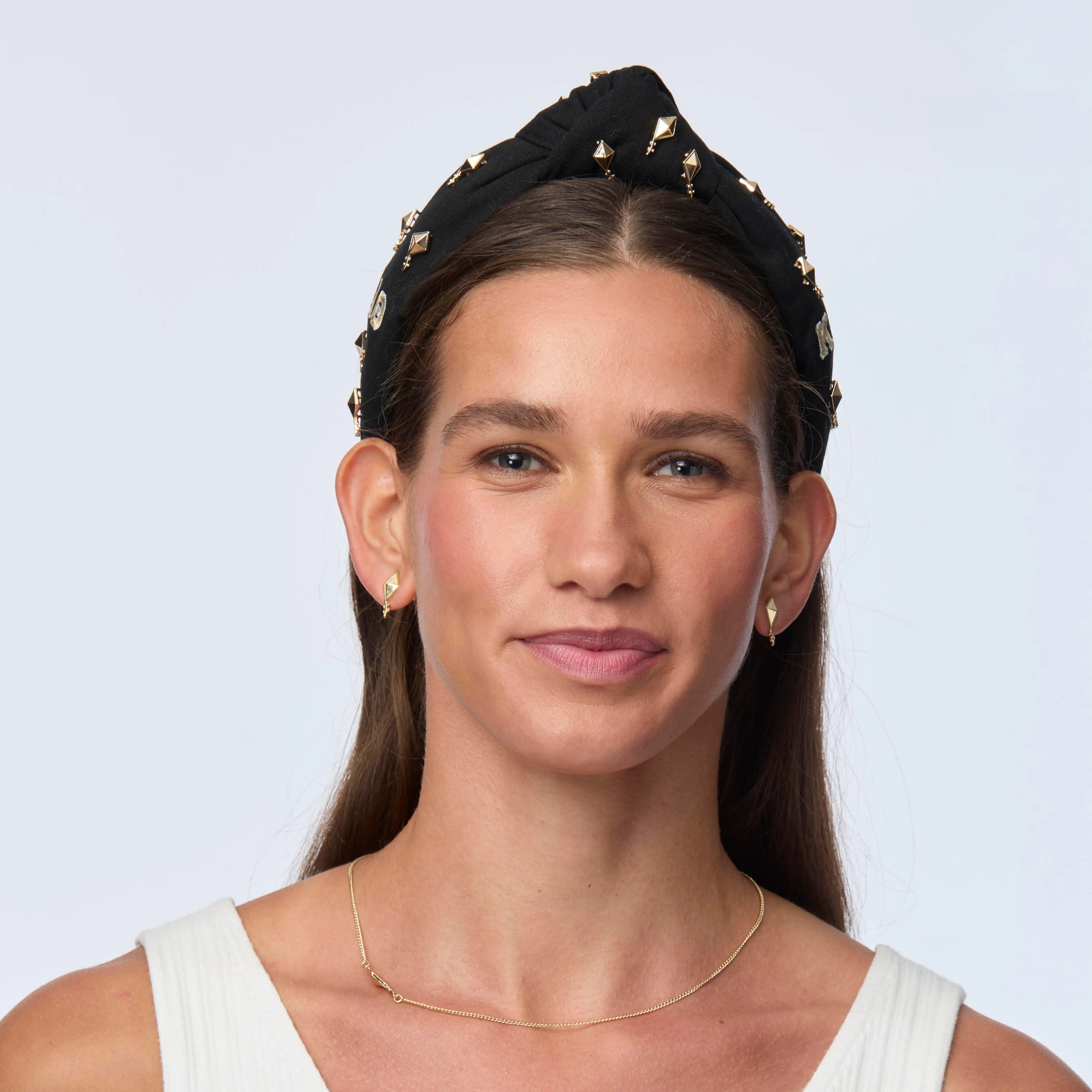 KAPPA ALPHA THETA KNOTTED HEADBAND sold by Lele Sadoughi product image thumbnail 2
