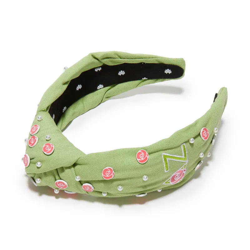 DELTA ZETA KNOTTED HEADBAND sold by Lele Sadoughi