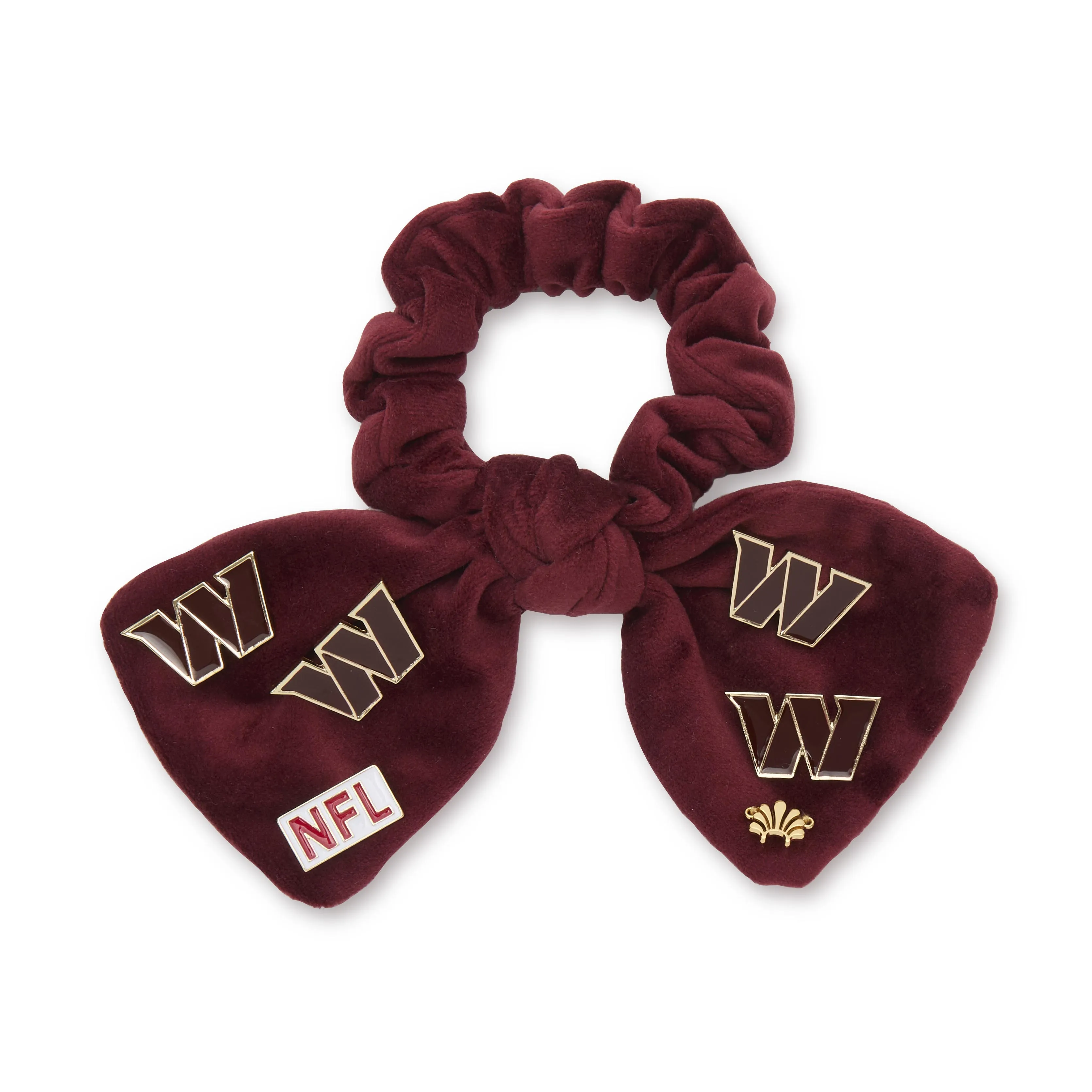 WASHINGTON COMMANDERS LELE SADOUGHI X NFL BOW SCRUNCHIE sold by Lele Sadoughi