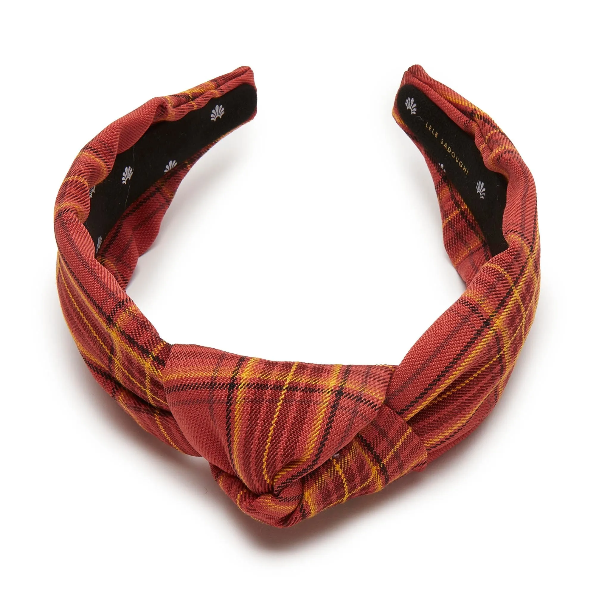 HALLOW'S EVE KNOTTED PLAID HEADBAND sold by Lele Sadoughi product image thumbnail 3