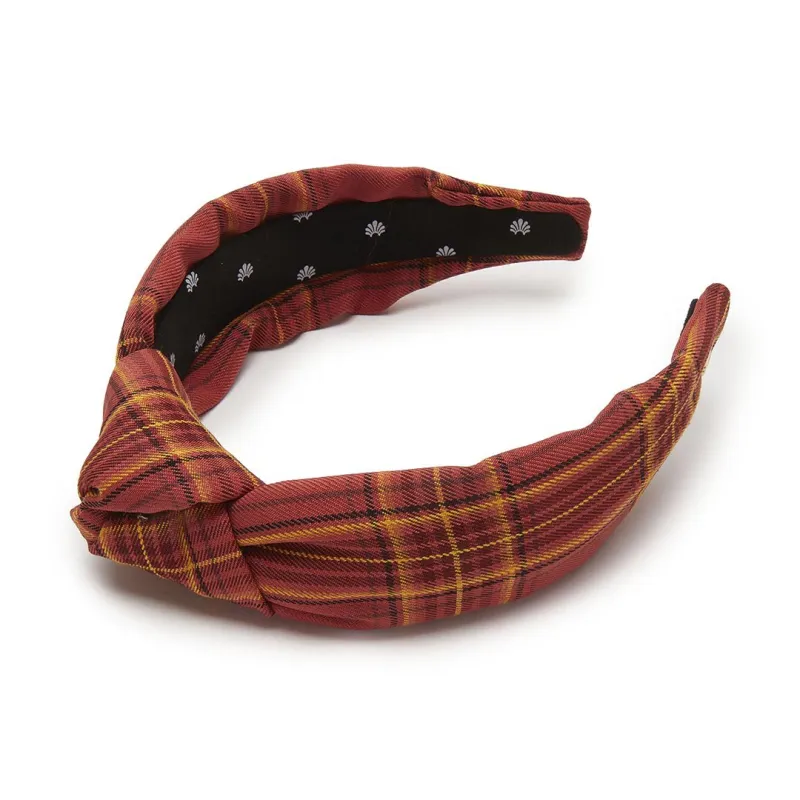 HALLOW'S EVE KNOTTED PLAID HEADBAND sold by Lele Sadoughi