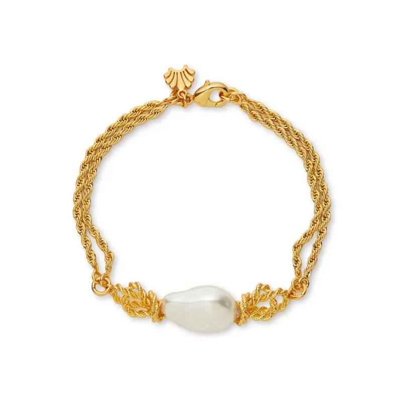 PEARL CHATEAU ROPE BRACELET sold by Lele Sadoughi