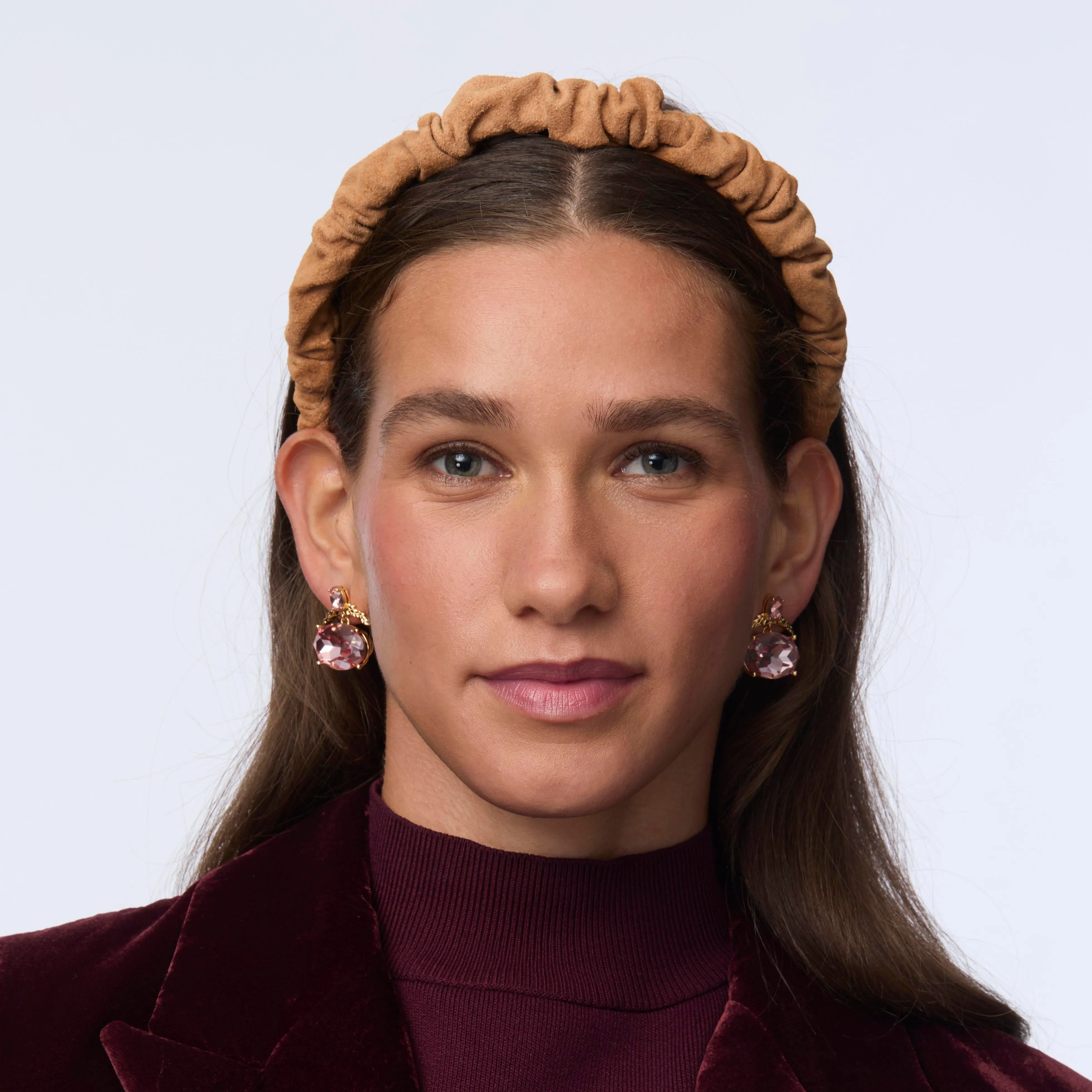 BUFF JESSIE SUEDE HEADBAND sold by Lele Sadoughi product image thumbnail 2