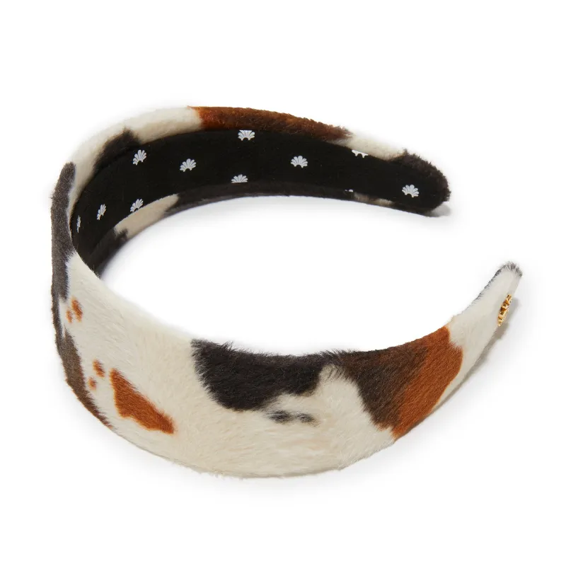CEDAR BRIGITTE FAUX COWHIDE HEADBAND sold by Lele Sadoughi
