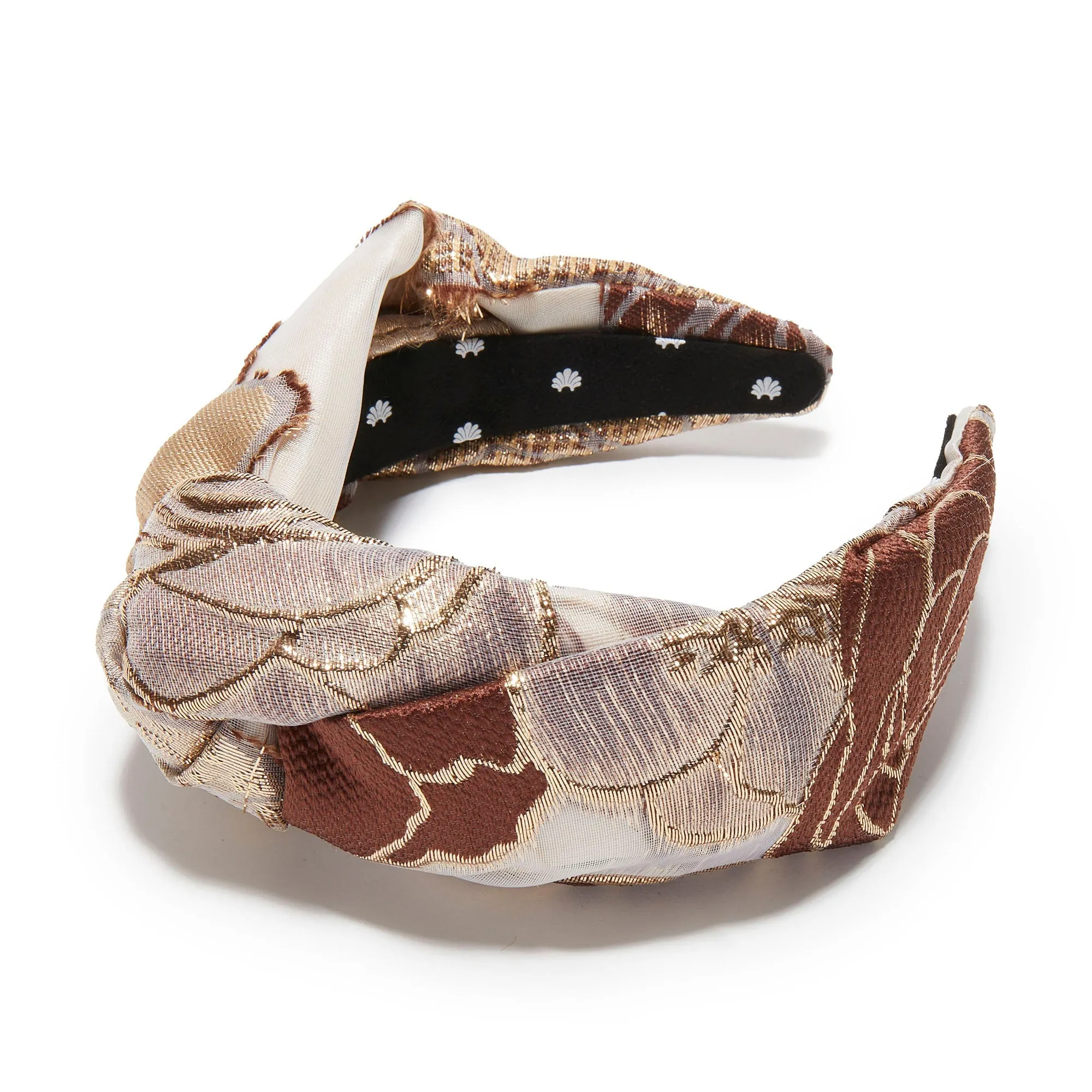 PLUM BLUSH GRETA FLORAL LACE HEADBAND sold by Lele Sadoughi
