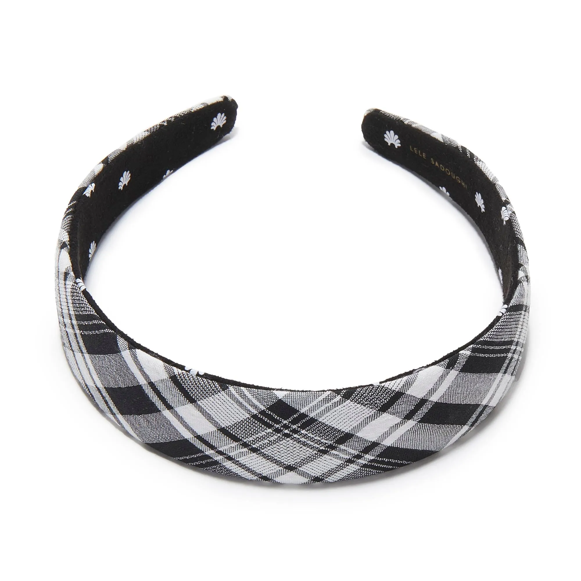 JET BESSETTE PLAID HEADBAND sold by Lele Sadoughi product image thumbnail 3