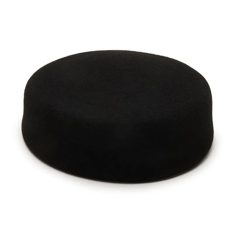 JET WOOL FELT PILLBOX HAT sold by Lele Sadoughi