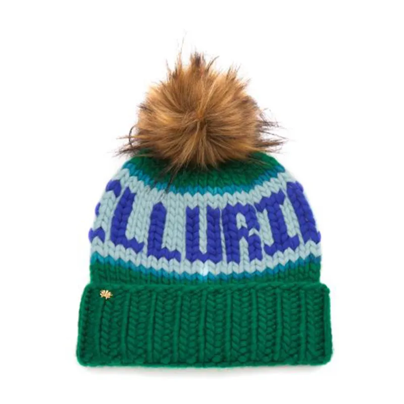KELLY GREEN TELLURIDE BEANIE sold by Lele Sadoughi