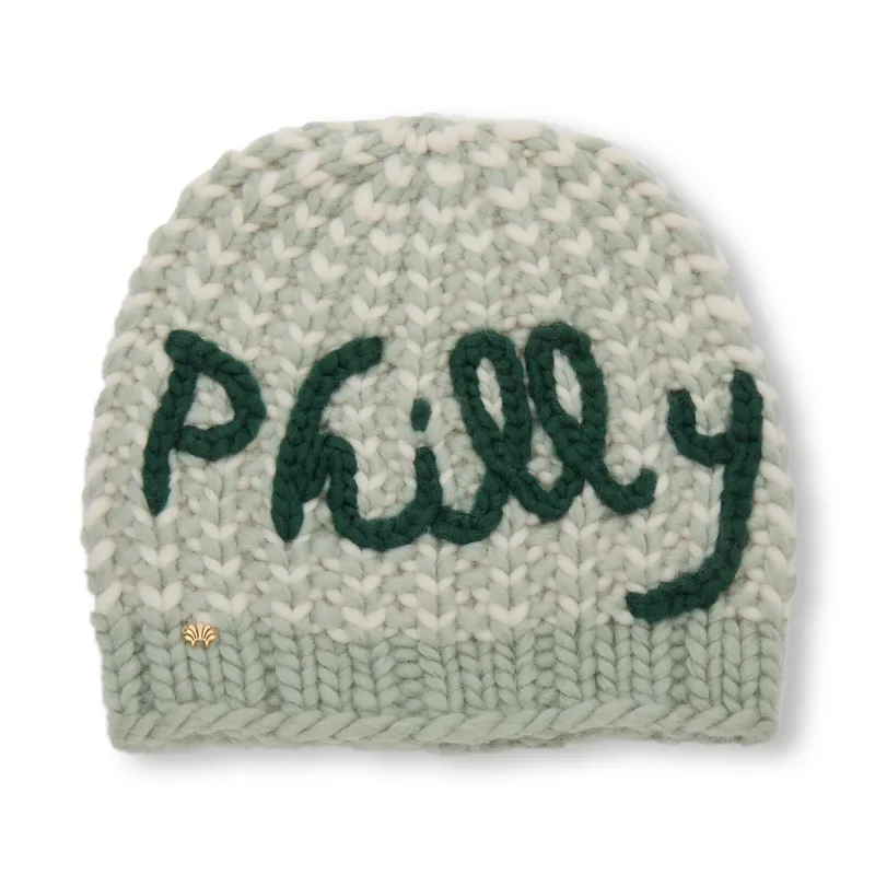 SAGE MELANGE PHILLY BEANIE sold by Lele Sadoughi