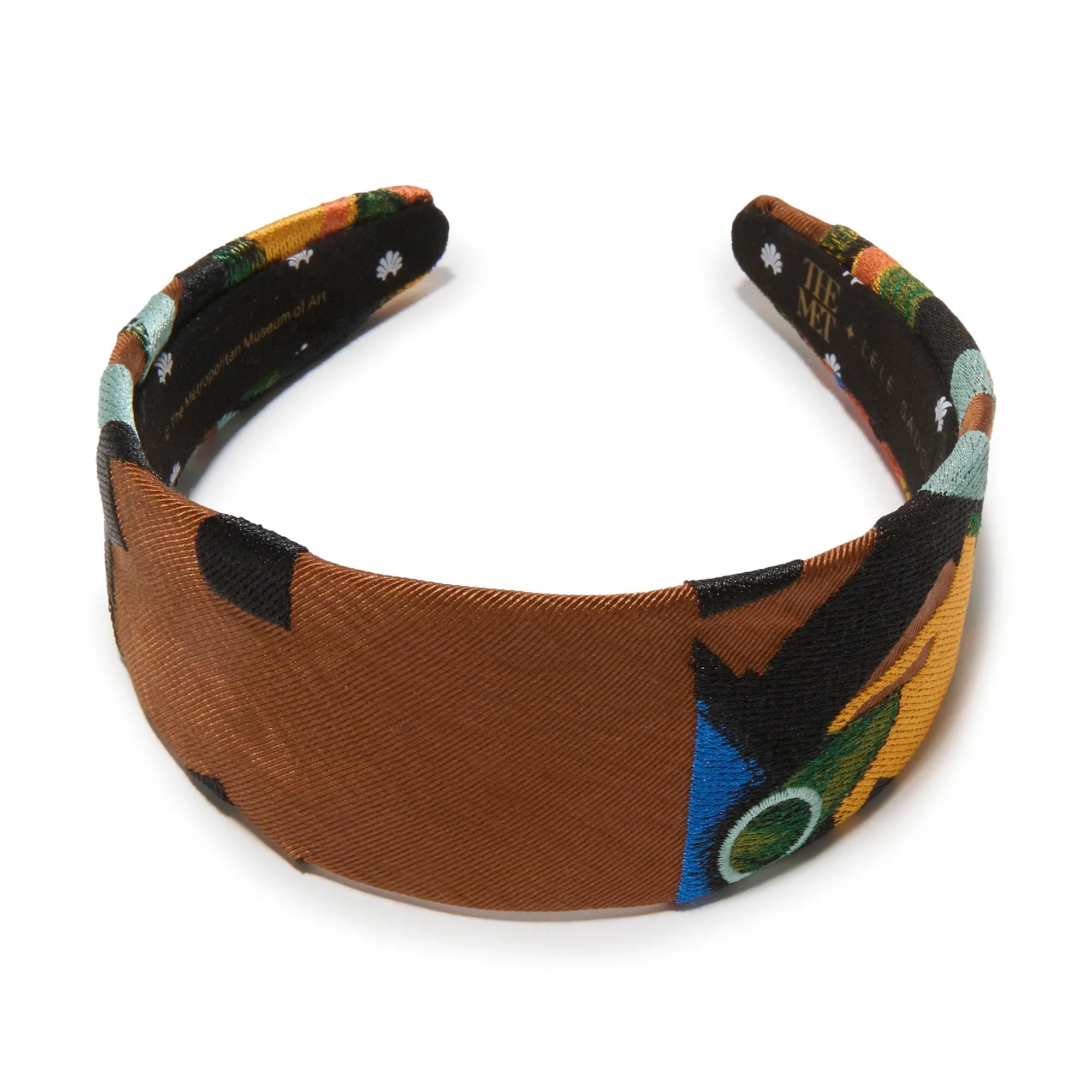 THE MET X LELE GRIS STILL LIFE WITH A GUITAR BRIGITTE EMBROIDERED HEADBAND sold by Lele Sadoughi product image thumbnail 3