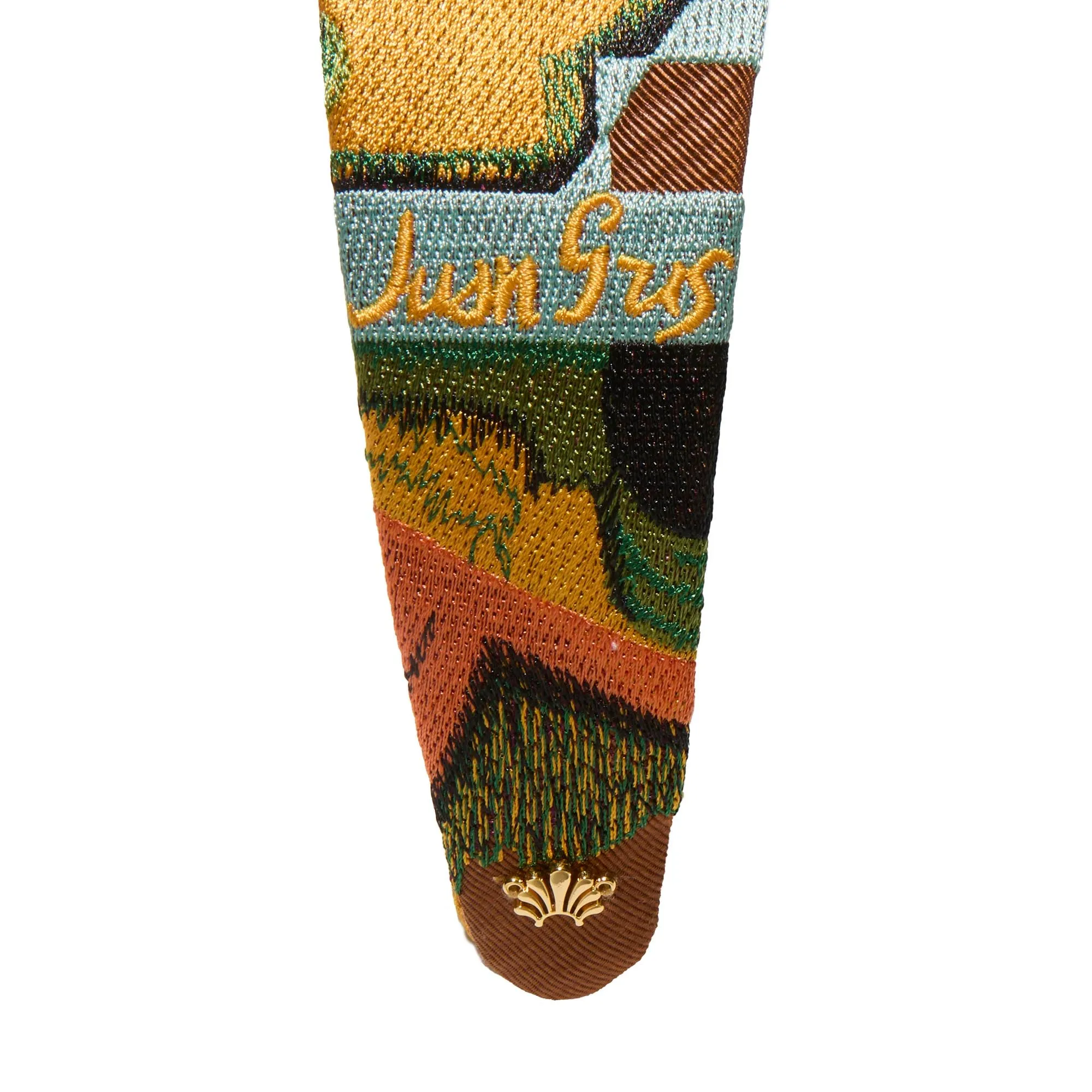 THE MET X LELE GRIS STILL LIFE WITH A GUITAR BRIGITTE EMBROIDERED HEADBAND sold by Lele Sadoughi product image thumbnail 5