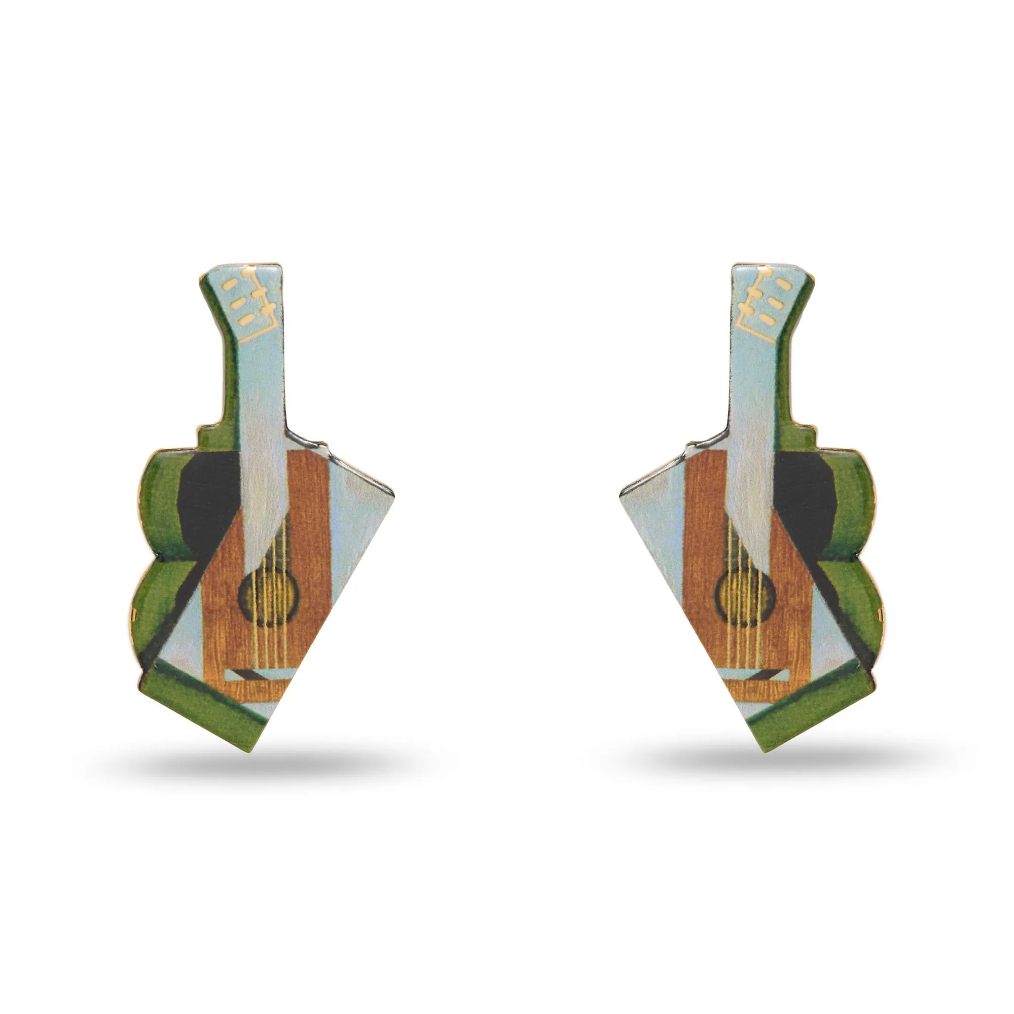 THE MET X LELE GRIS STILL LIFE WITH A GUITAR EARRINGS sold by Lele Sadoughi