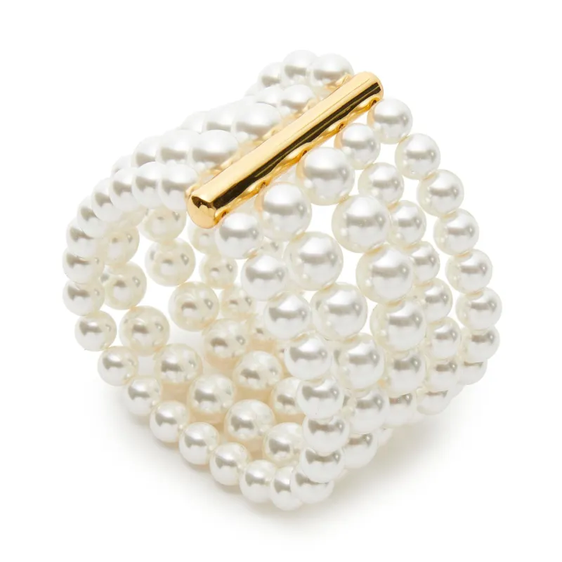 PEARL FIVE STRAND BRACELET made by Lele Sadoughi