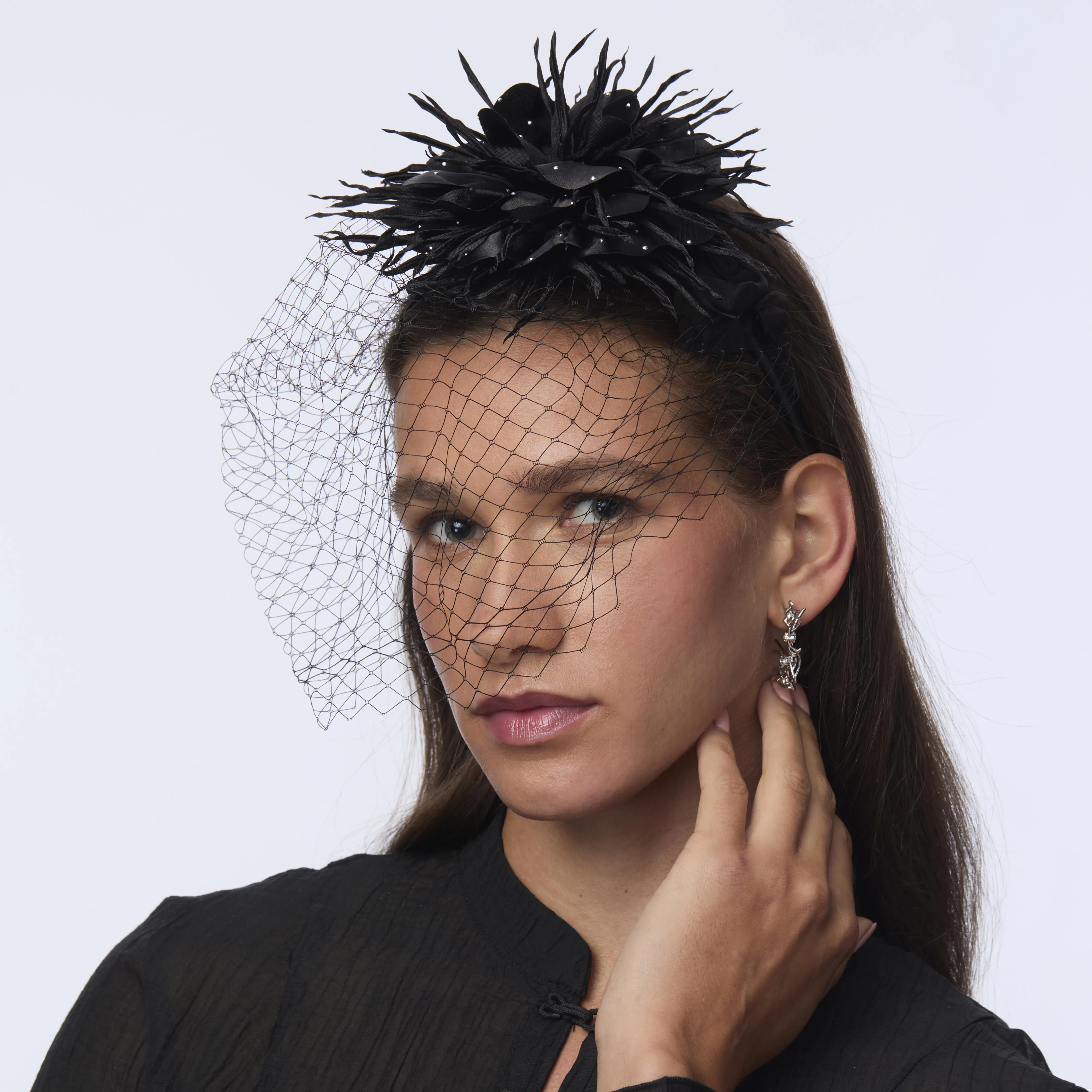 JET BLAIR BLUSHER HEADBAND sold by Lele Sadoughi product image thumbnail 2